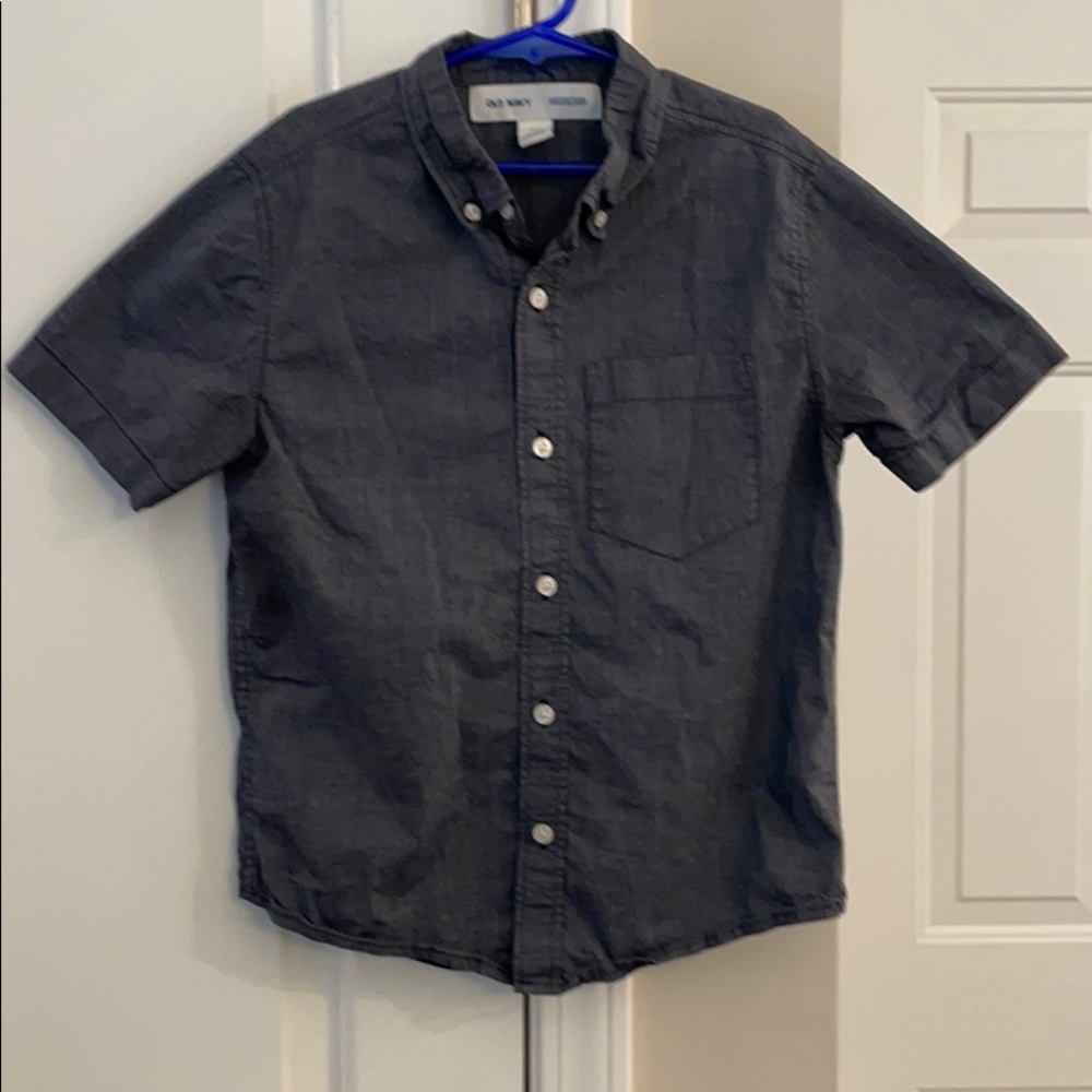 Boy’s Old Navy Size 8 Short Sleeve Button-Up